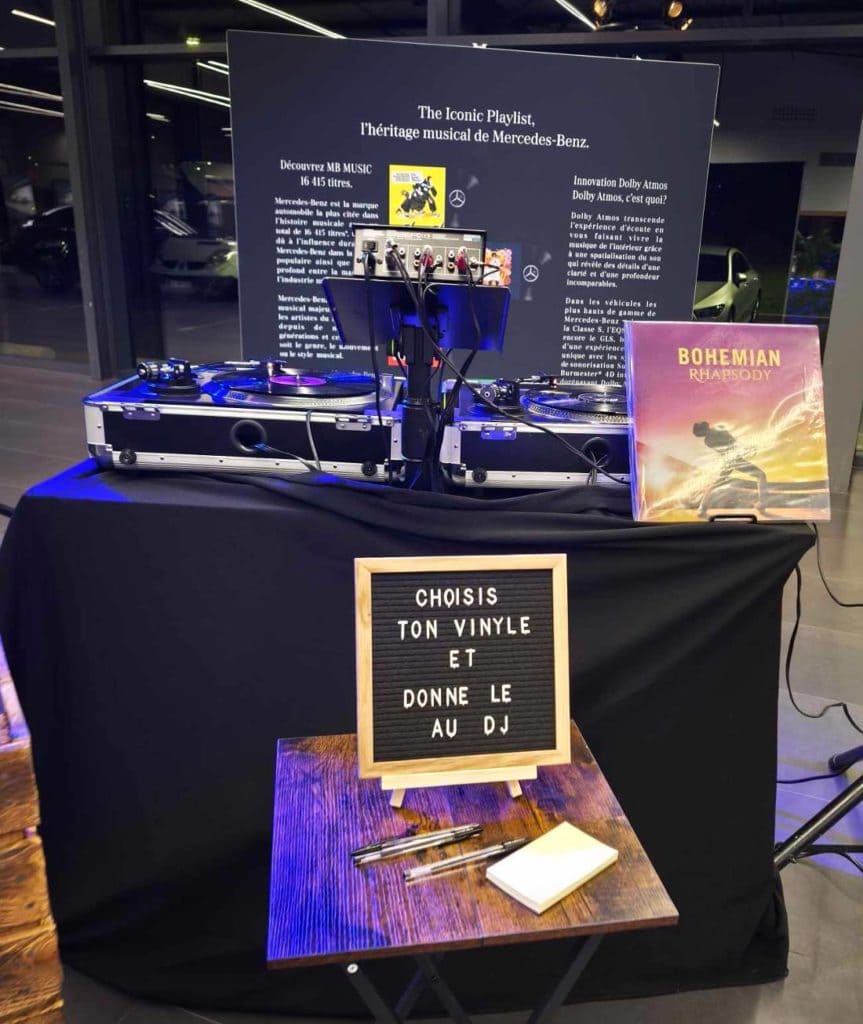 Bar à vinyles