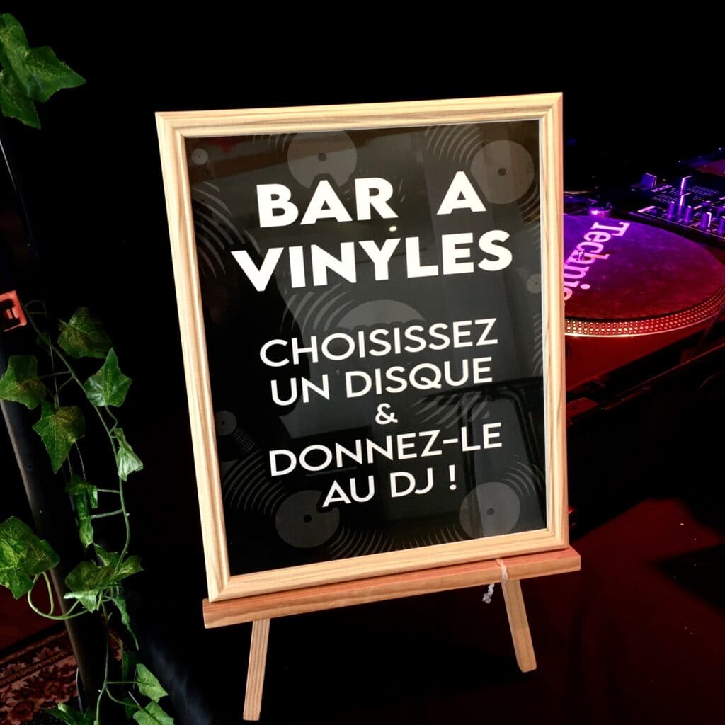 Bar à vinyles