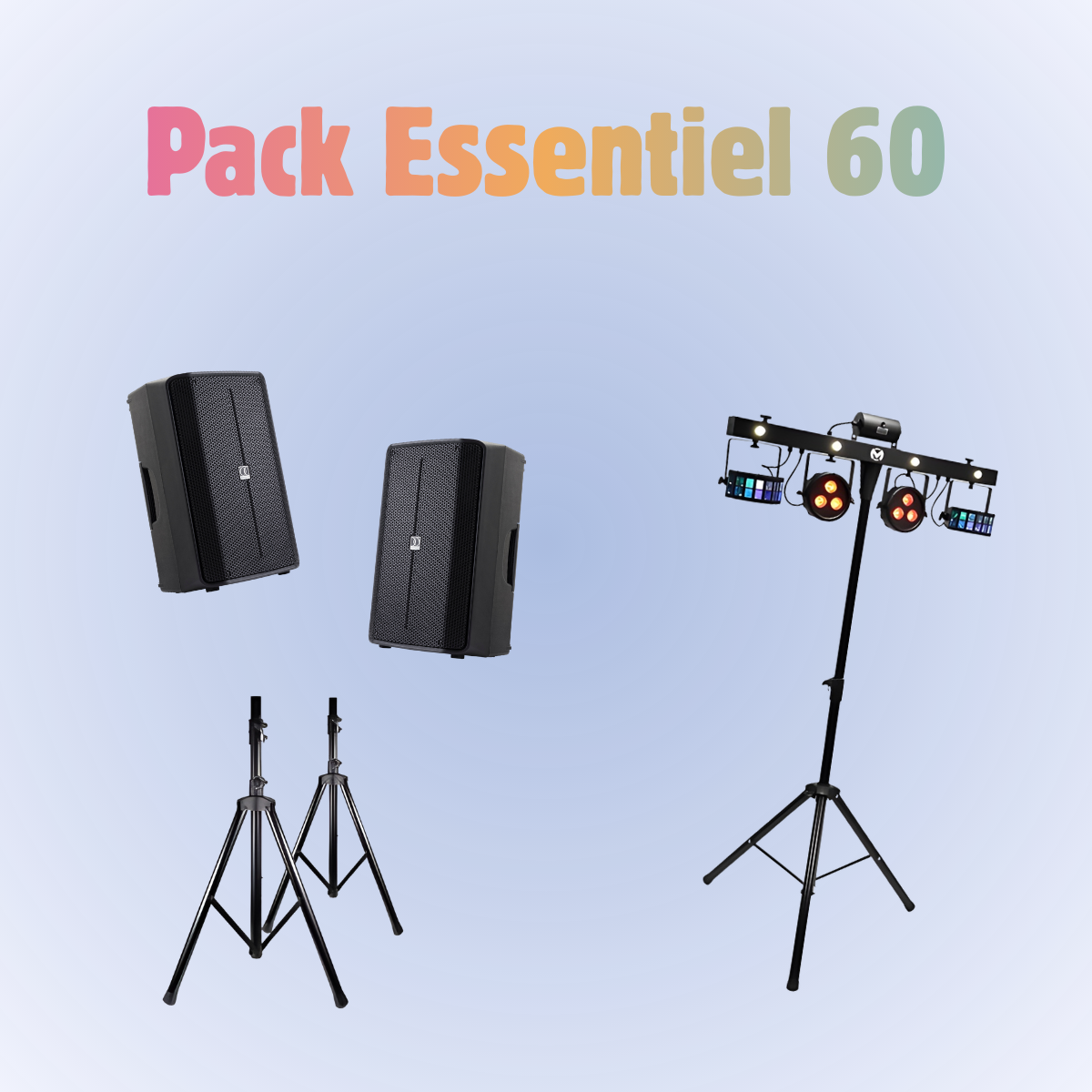 Pack Essentiel 60 - Location matériel DJ