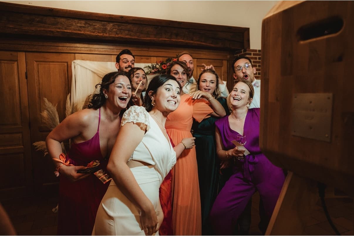 animation photobooth à un mariage